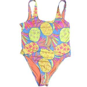 Chubbies Tropical Pineapple One-Piece Swimsuit – Size M